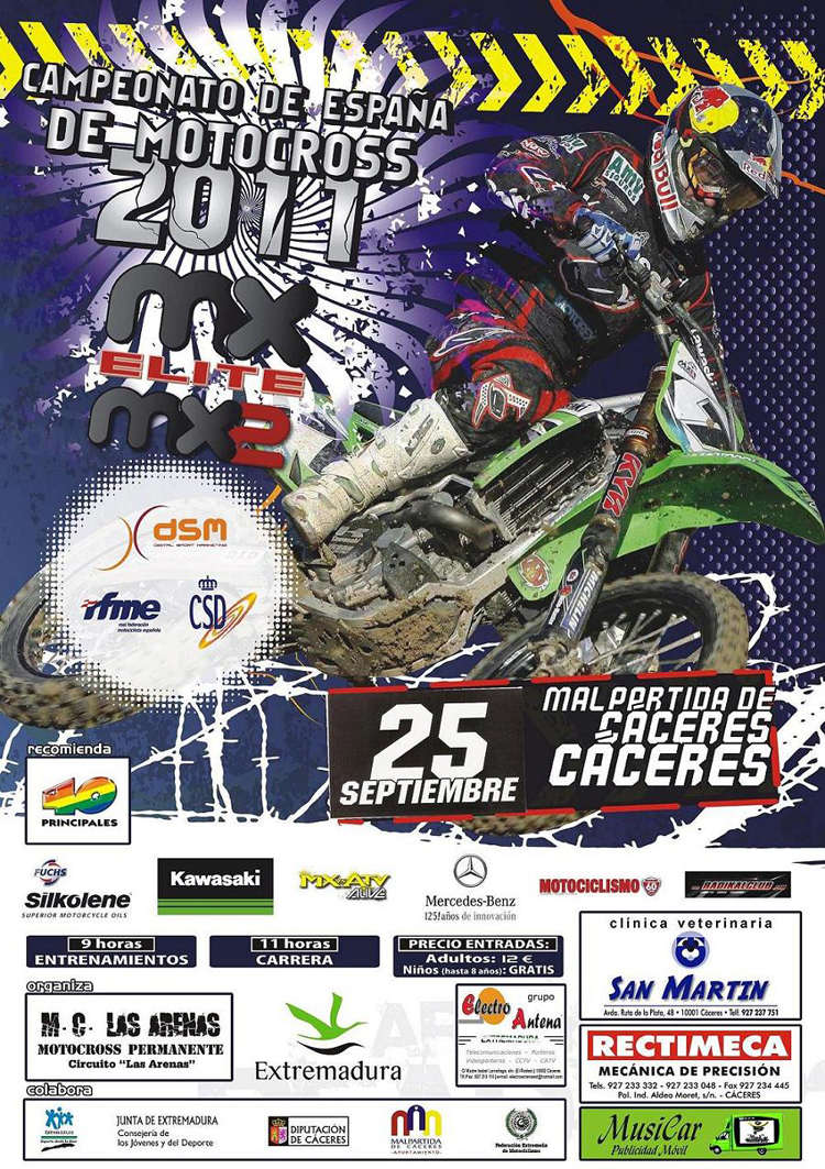 Ander Valent&iacute;n, 6&ordm; en el Campeonato de Espa&ntilde;a de MotoCross  MX-2